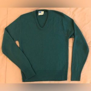 Pilgrim Sportswear for Sears, Roebuck & Co. Teal Orlon Acrylic Sweater - S